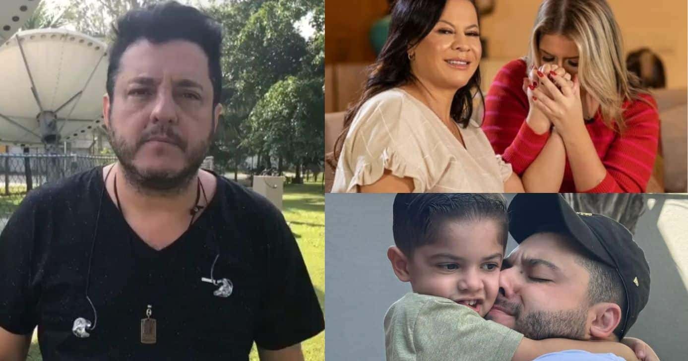 Bruno / Marília Mendonça e Dona Ruth / Murilo e Léo - Montagem: TVFOCO