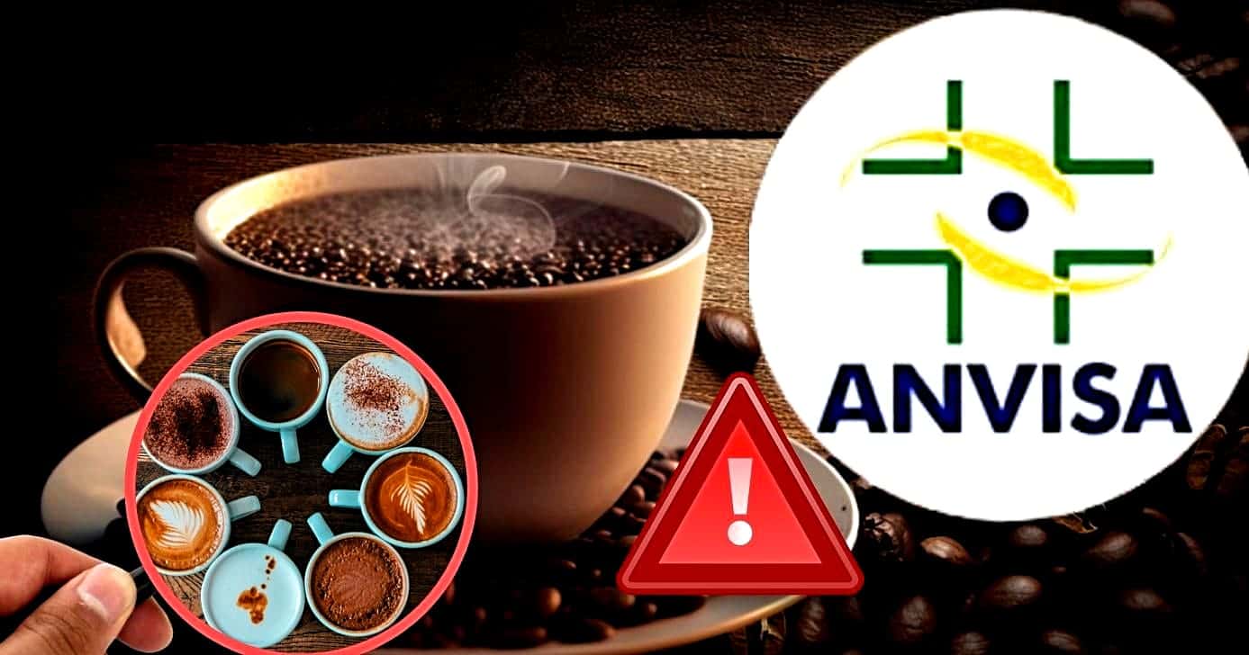 ANVISA proíbe marcas populares de café (Foto Reprodução/Montagem/Lennita/Tv Foco/GMN/Canva)