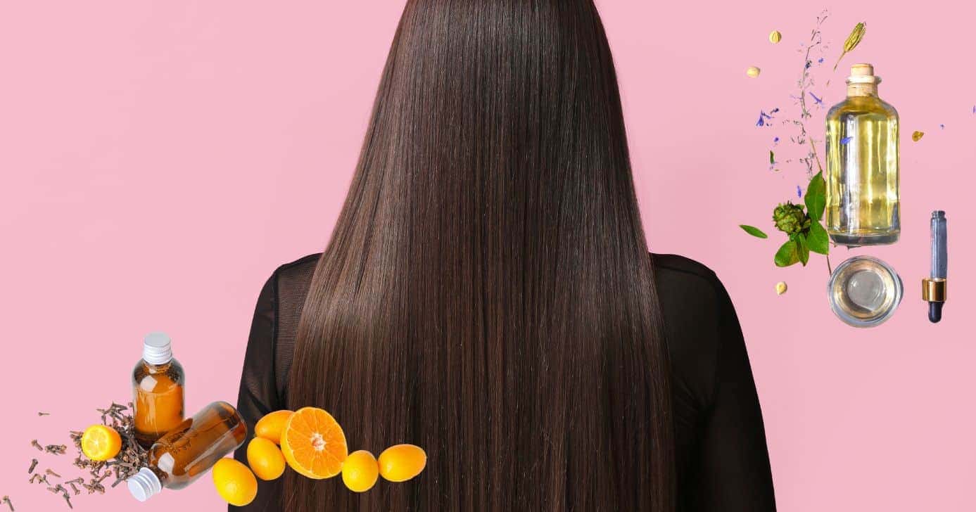 Cabelo liso e óleos capilares (Fotos: Canva)