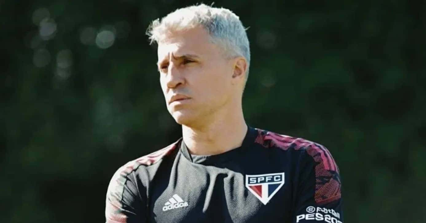 Crespo no São Paulo (Foto: Fellipe Lucena / saopaulofc)