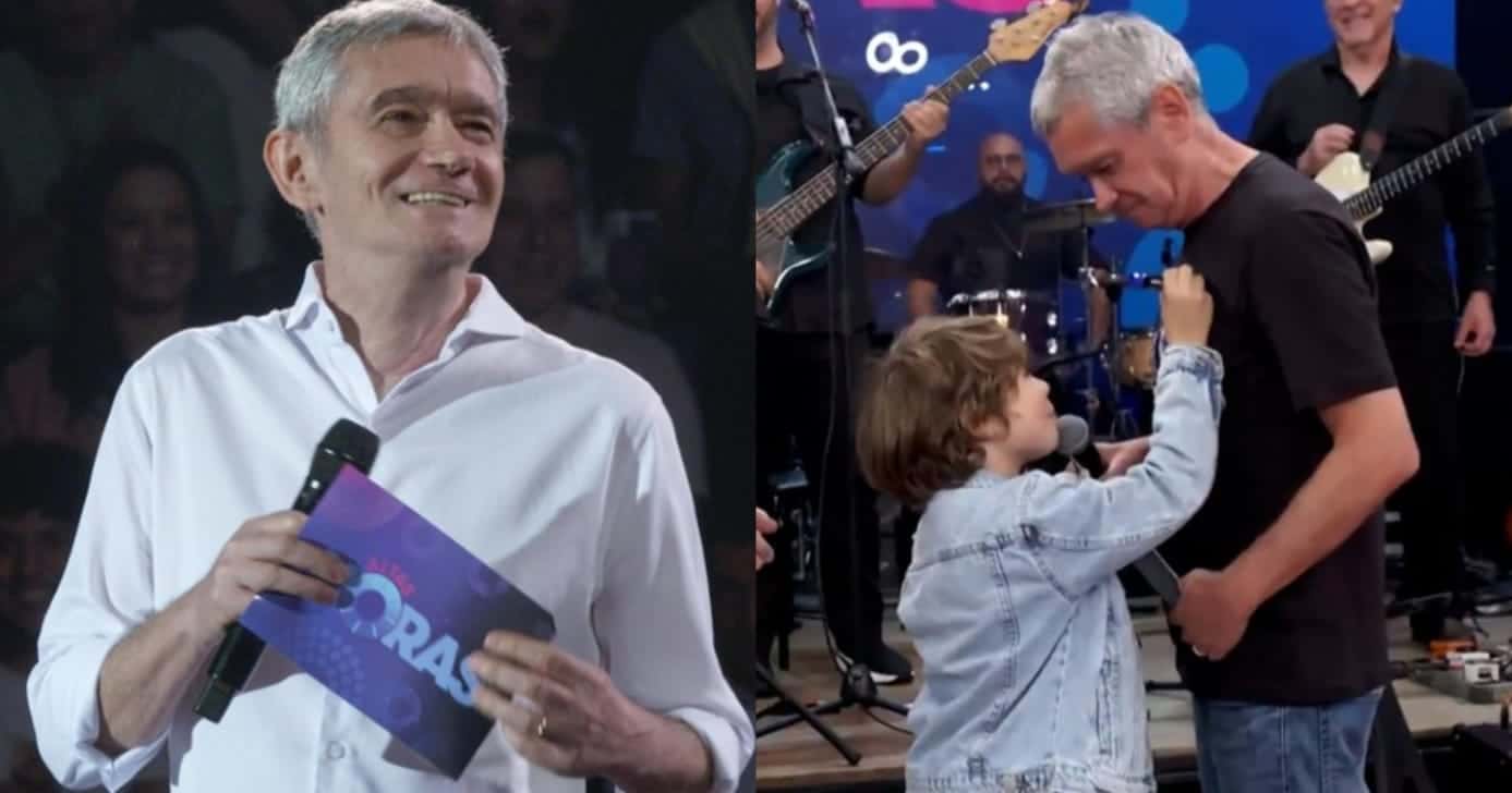 Filho de Serginho Groisman faz rara aparição e chama a atenção (Foto: Montagem/TV Foco)