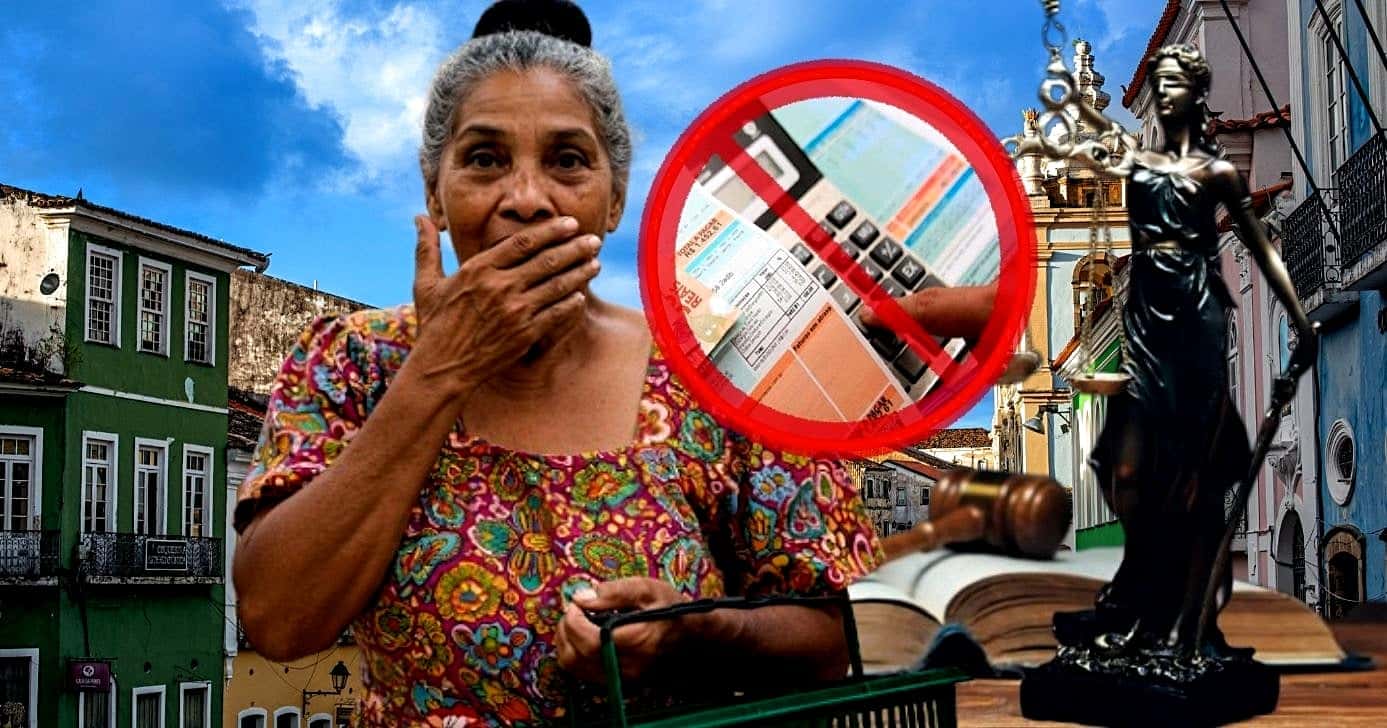 Projeto de lei quer extirpar essa conta do orçamento dos idosos em Salvador (Foto Reprodução/Montagem/Lennita/Canva/TV Foco)