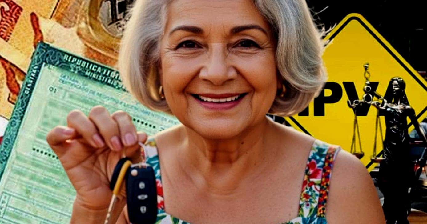 Esses idosos estão conseguindo se livrar do IPVA (Foto Reprodução/Montagem/Tv Foco/Canva/Lennita)