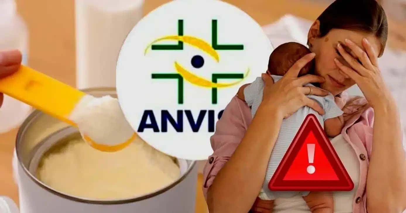 ANVISA liga o alerta após proibição de leite em pó nº1 de pais e mães em país (Foto Reprodução/Montagem/Lennita/Tv Foco/Canva)