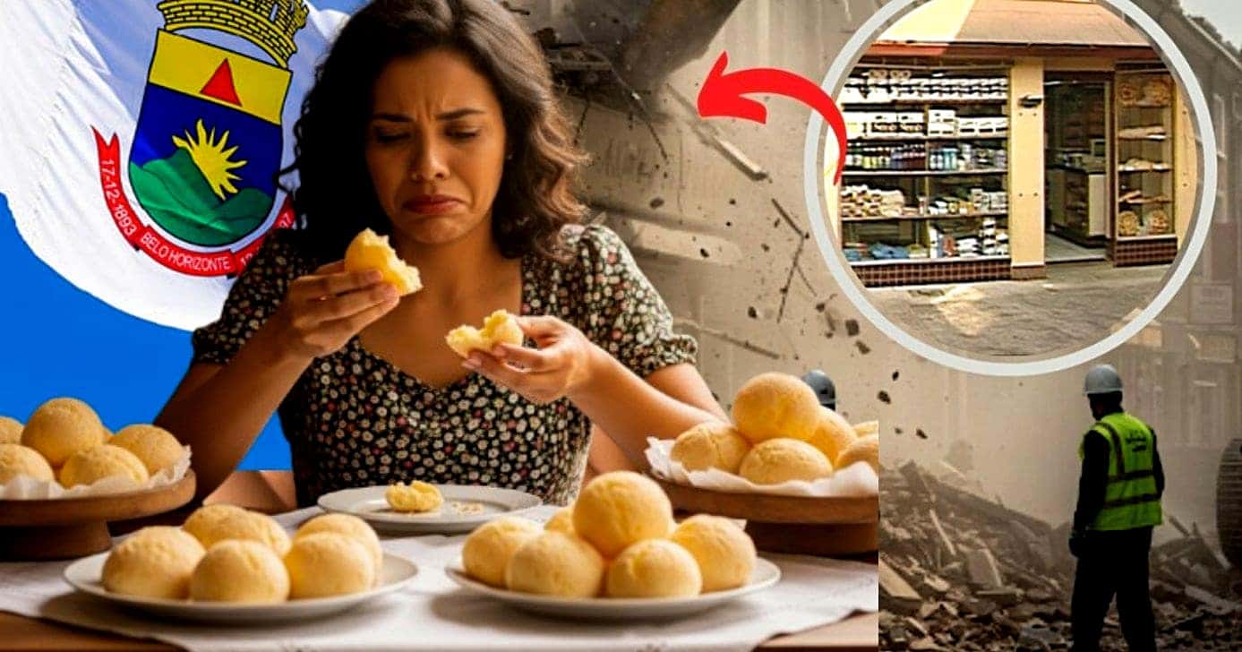 Padaria tradicional de BH teve fim e demolição do prédio faz mineiros chorarem (Foto Reprodução/Montagem/Tv Foco/Canva/Lennita/Internet)