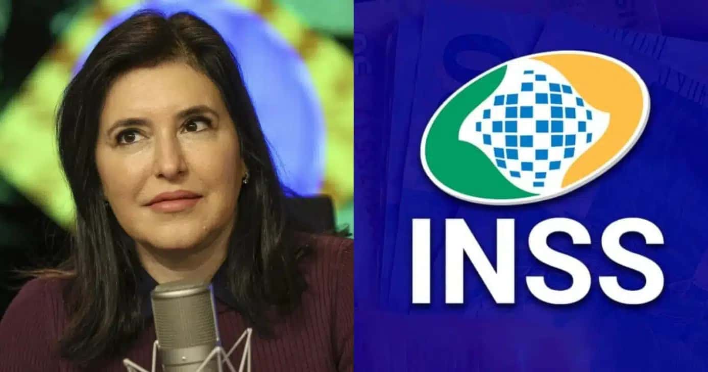 Simone Tebet comunica liberação de novo saque a idosos do INSS em 2025 - Foto: Montagem