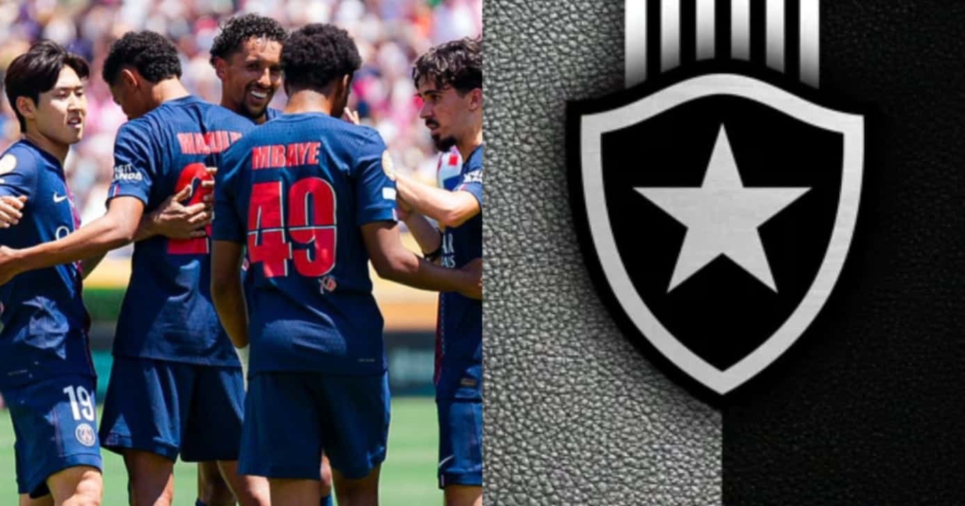Craque de R$271M fora do PSG vira reforço no Botafogo - Montagem / TV FOCO