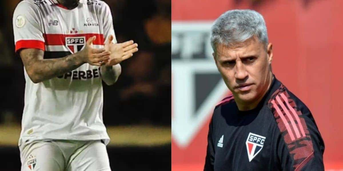 Crespo dá adeus a dupla de Oscar no São Paulo (Reprodução: Montagem TV Foco)
