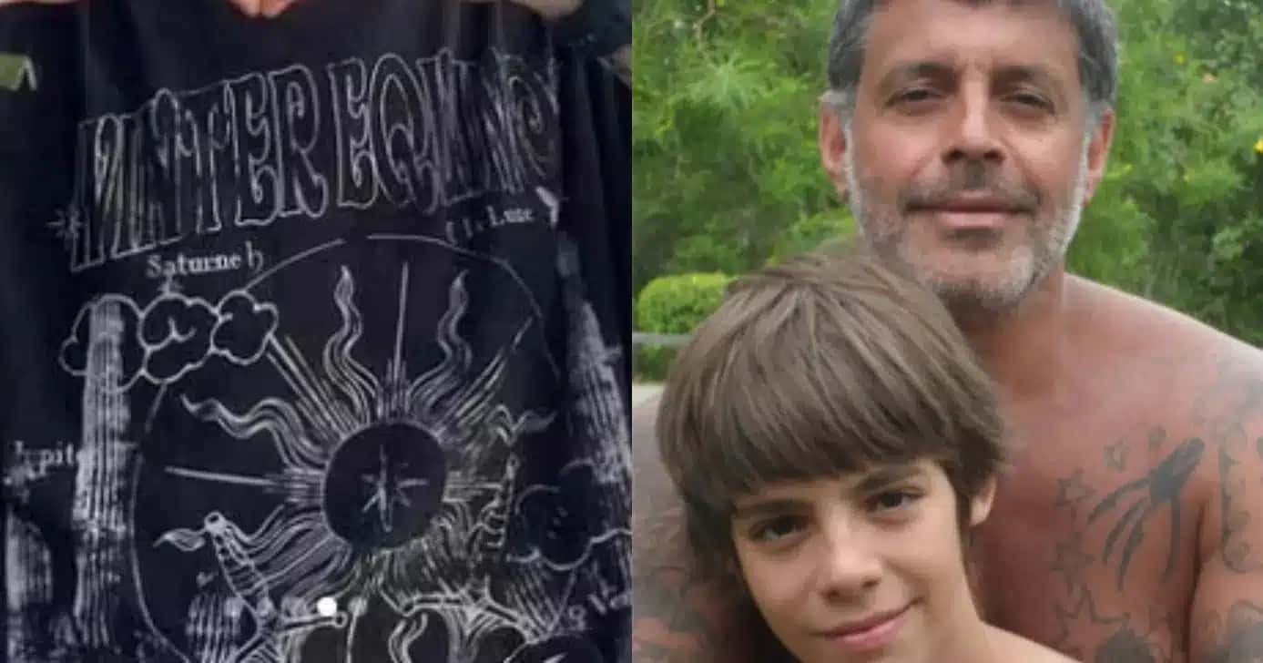 Filho discreto de Alexandre Frota é desprezado na Globo (Foto: Reprodução/Montagem TV Foco)