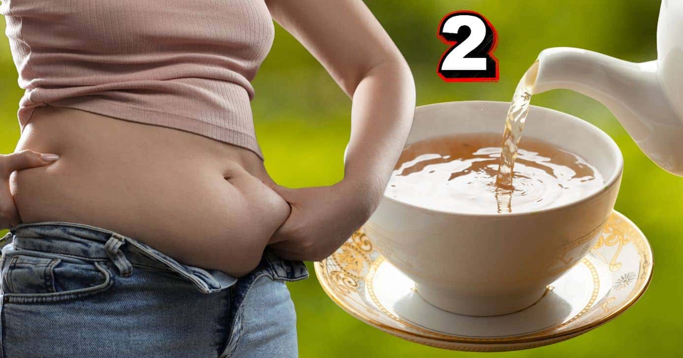 Gordura localizada e chá natural (Foto: Reprodução / Canva / Montagem TV Foco)