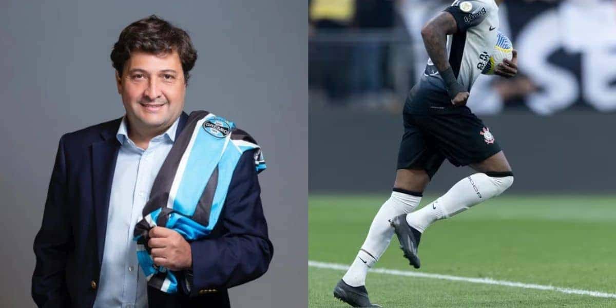 Guerra arma contratação de craque do Corinthians ao Grêmio (Reprodução: Montagem TV Foco)