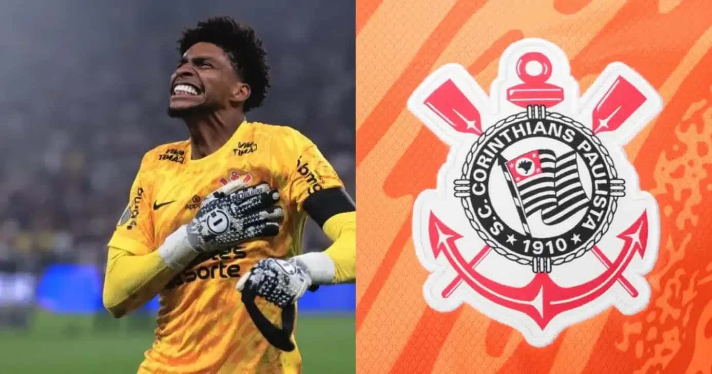 Neto interrompe Band com adeus imediato de Hugo Souza no Corinthians - Montagem / TV FOCO
