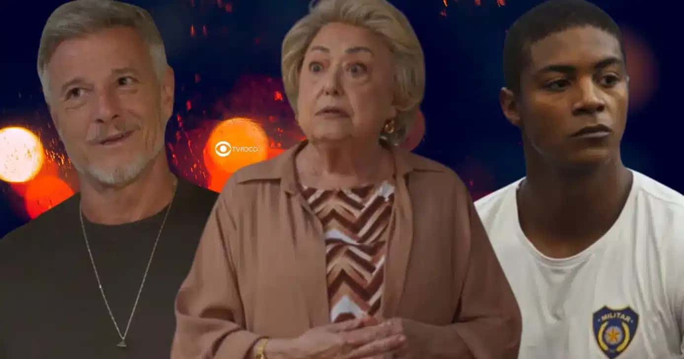 Jaques, Rosa e Marlon em Dona de Mim (Foto: Reprodução / Globo / Montagem TV Foco)