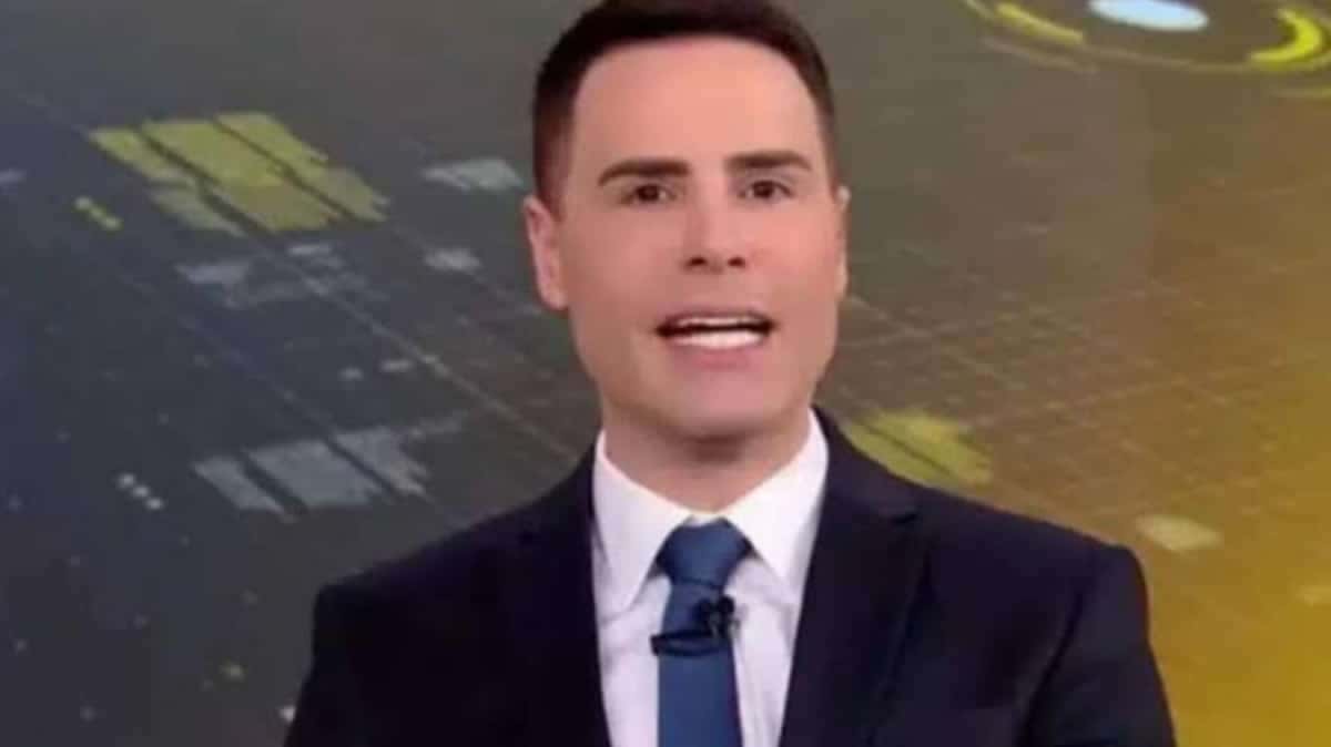 Luiz Bacci quando comandava o Cidade Alerta na Record (Foto: Reprodução/ Record)
