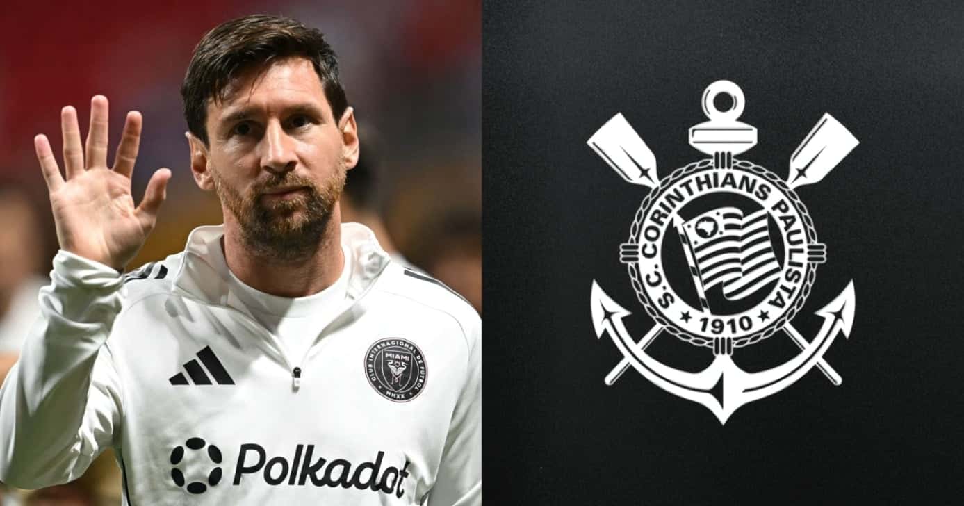 Contratação de Messi tem anúncio no Corinthians - Montagem / TV FOCO