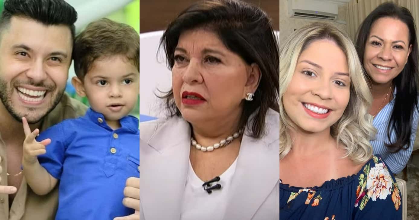 Roberta Miranda entra em briga de Huff e mãe de Marília (Foto: Reprodução/Montagem TV Foco)