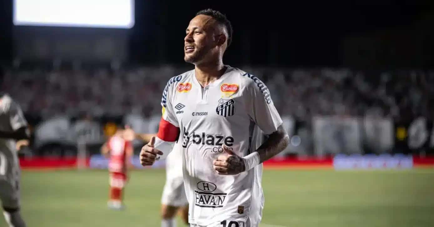 Neymar é o camisa 10 do Santos (Reprodução: Raul Baretta)
