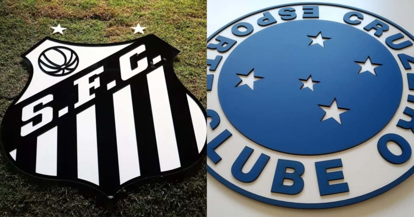 Santos não economiza e fecha contrato com medalhão do Cruzeiro - Montagem / TV FOCO