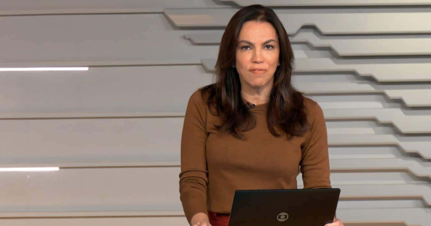 Ana Paula Araújo no Bom Dia Brasil (Foto: Reprodução / Globo)