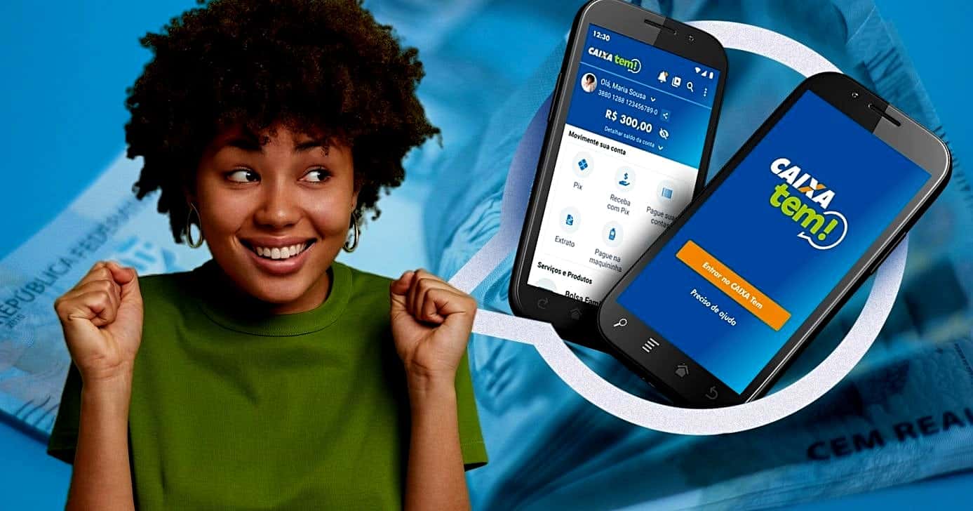 Caixa Tem libera valores (Foto Reprodução/Montagem/Lennita/Tv Foco/Canva/CAIXA)