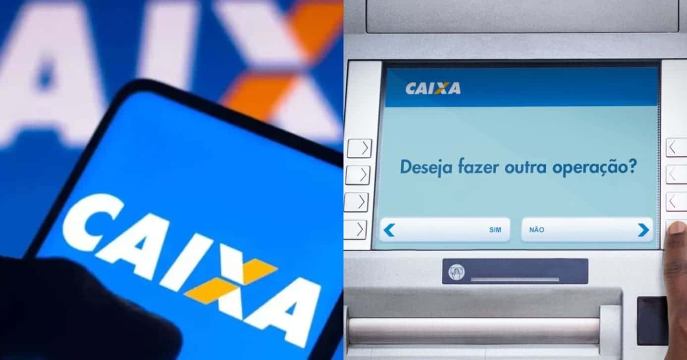 Conta Caixa (Foto: Montagem/TV Foco)