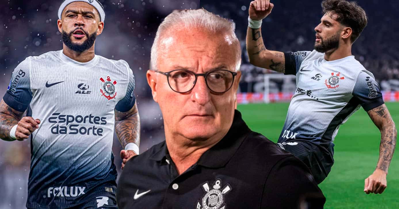 Corinthians - Depay e Yuri Alberto - Dorival Jr. (Foto: Reprodução)