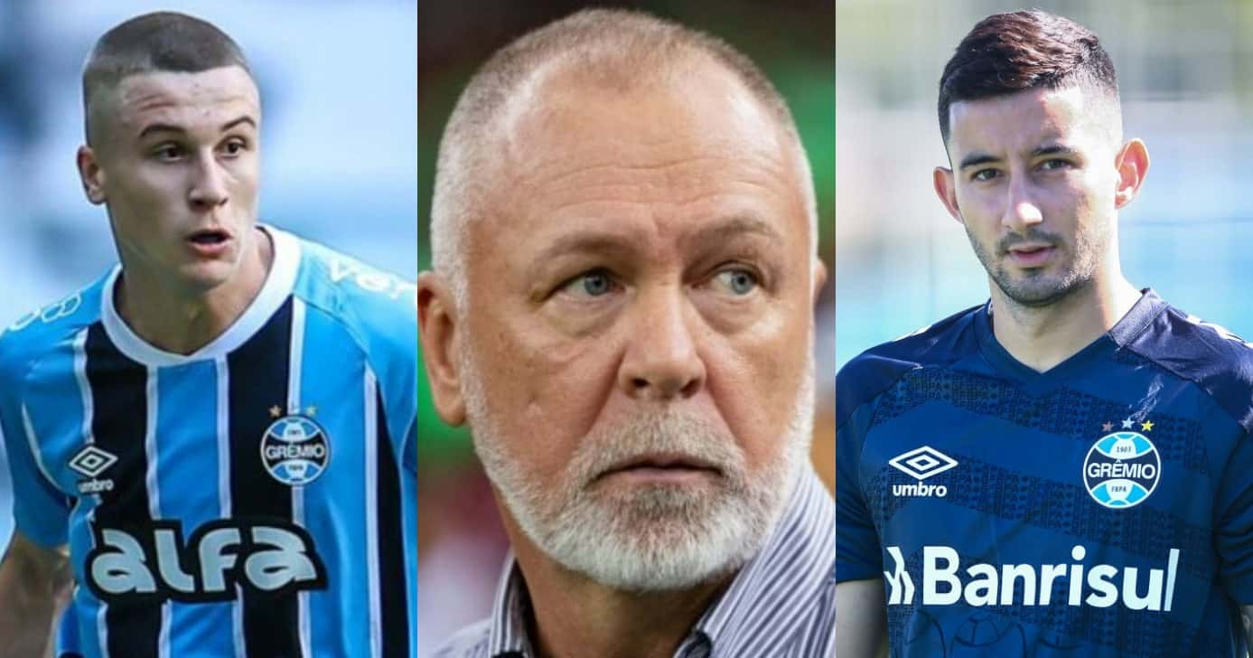 Igor Serrote está fora junto com Villasanti e +4 craques no Grêmio (Foto: Reprodução/Montagem TV Foco)