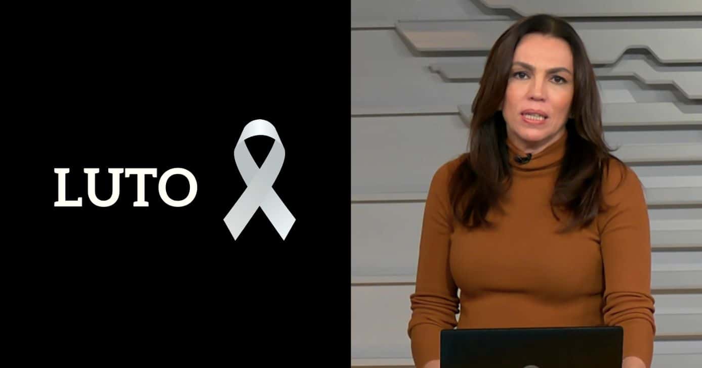 Imagem de luto e Ana Paula Araújo no Bom Dia Brasil (Fotos: Reproduções / Canva / Globo)
