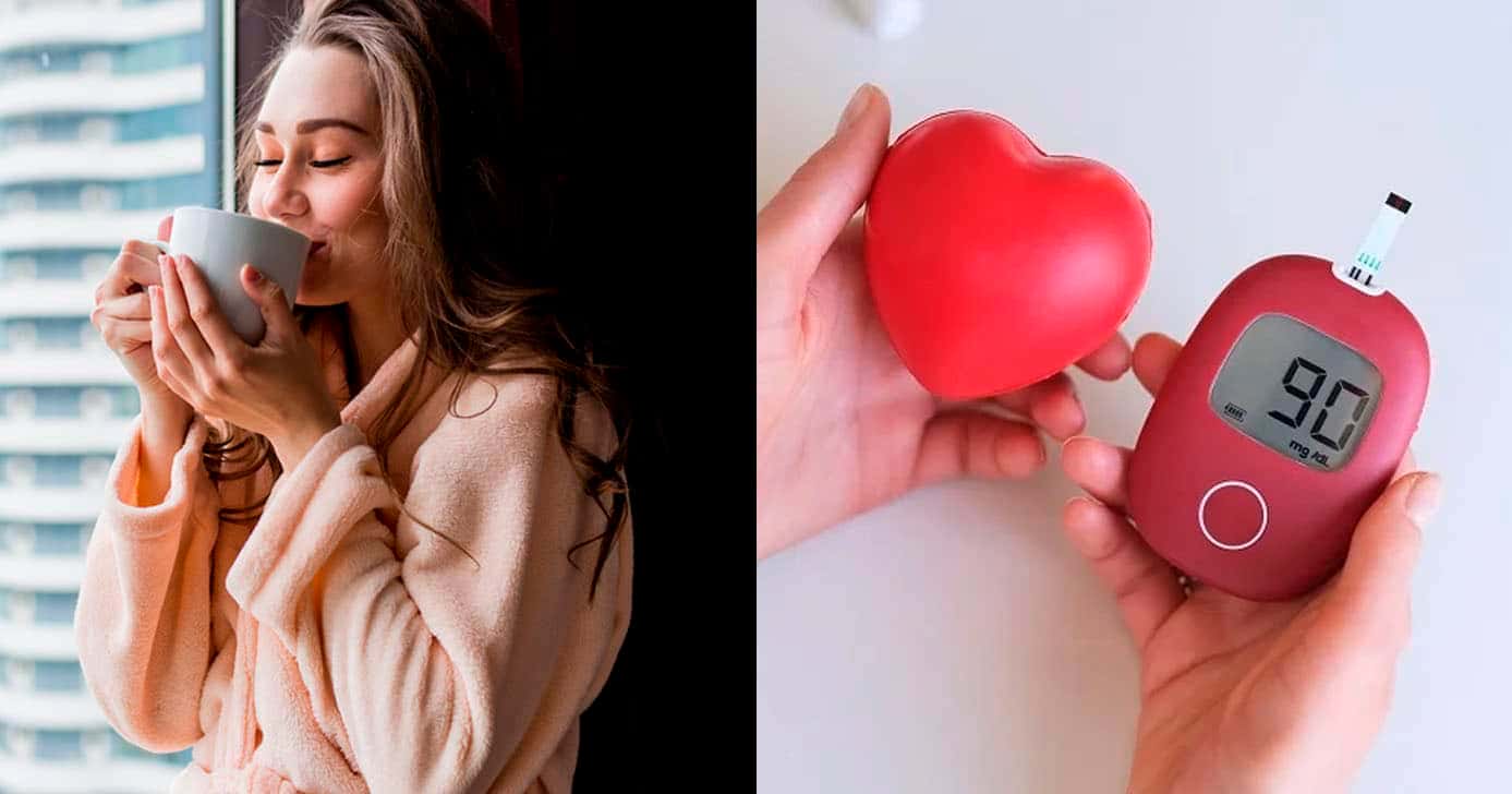 Mulher tomando chá - Medidor de diabetes (Foto: Reprodução)
