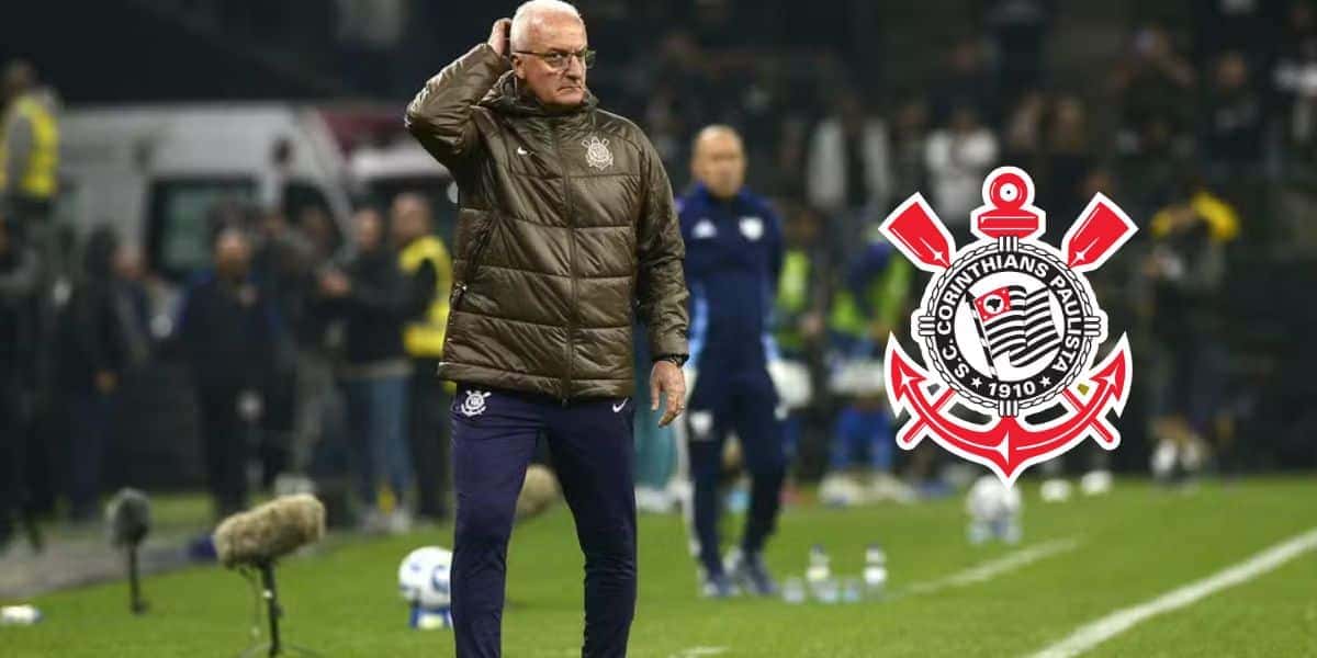 Dorival Júnior durante partida entre Corinthians e Cruzeiro — Foto: Marcos Ribolli