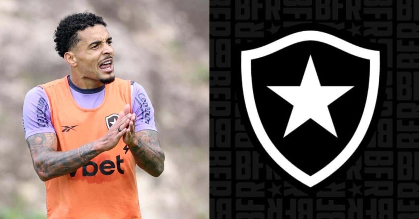 Gregore tem saída armada do Botafogo - Montagem / TV FOGO