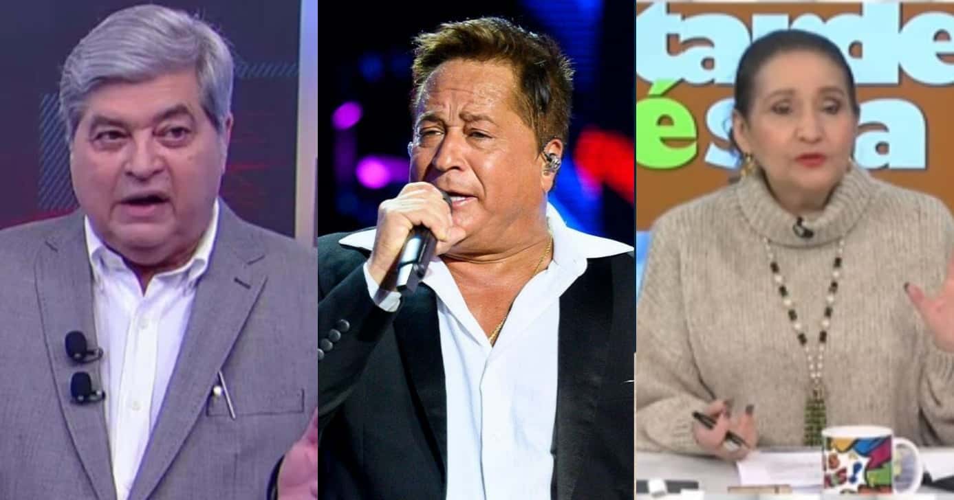 Datena diz o que pensa de Leonardo para Sonia Abrão: "Caramba" (Foto: Reprodução/montagem TV Foco)