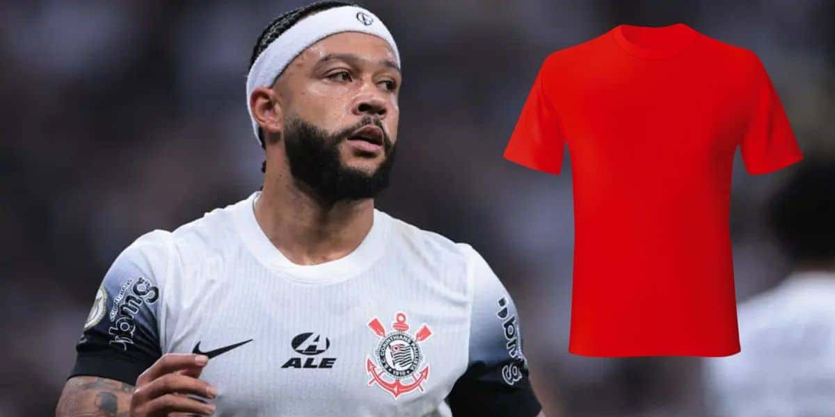 Depay pode deixar o Corinthians para vestir vermelho (Reprodução: Ettore Chiereguini)