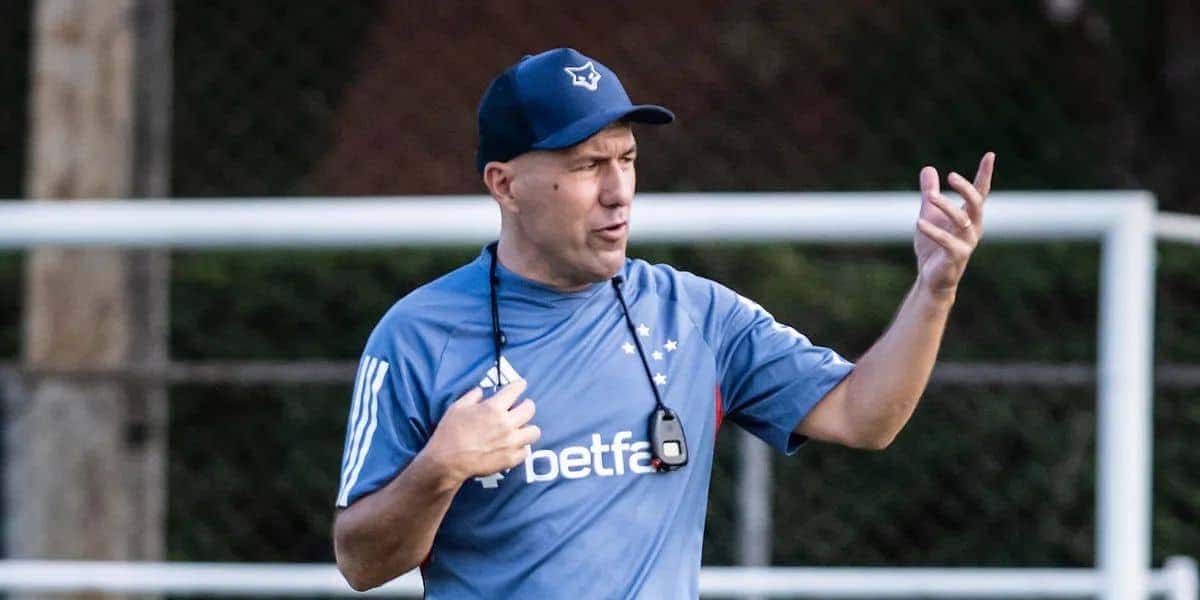 Leonardo Jardim no Cruzeiro (Reprodução: Gustavo Aleixo)