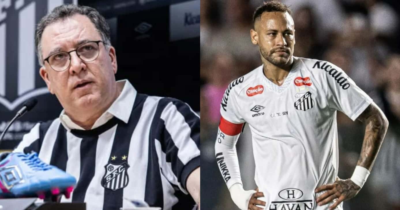 Teixeira e Neymar (Foto: Reprodução/Montagem TV Foco)