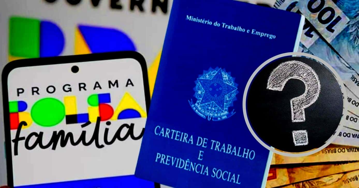 Saiba se o bolsa família pode ser cancelado se o beneficiário começar a trabalhar (Foto Reprodução/Montagem/Tv Foco/Canva/Lennita/Bolsa Família)