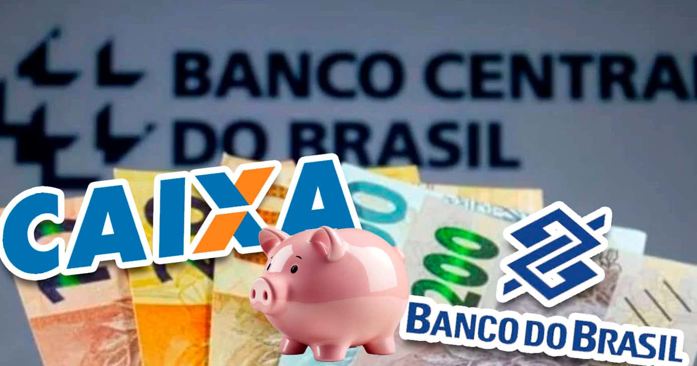 Caixa - Banco do Brasil - Poupança - Banco Central (Foto: Reprodução)