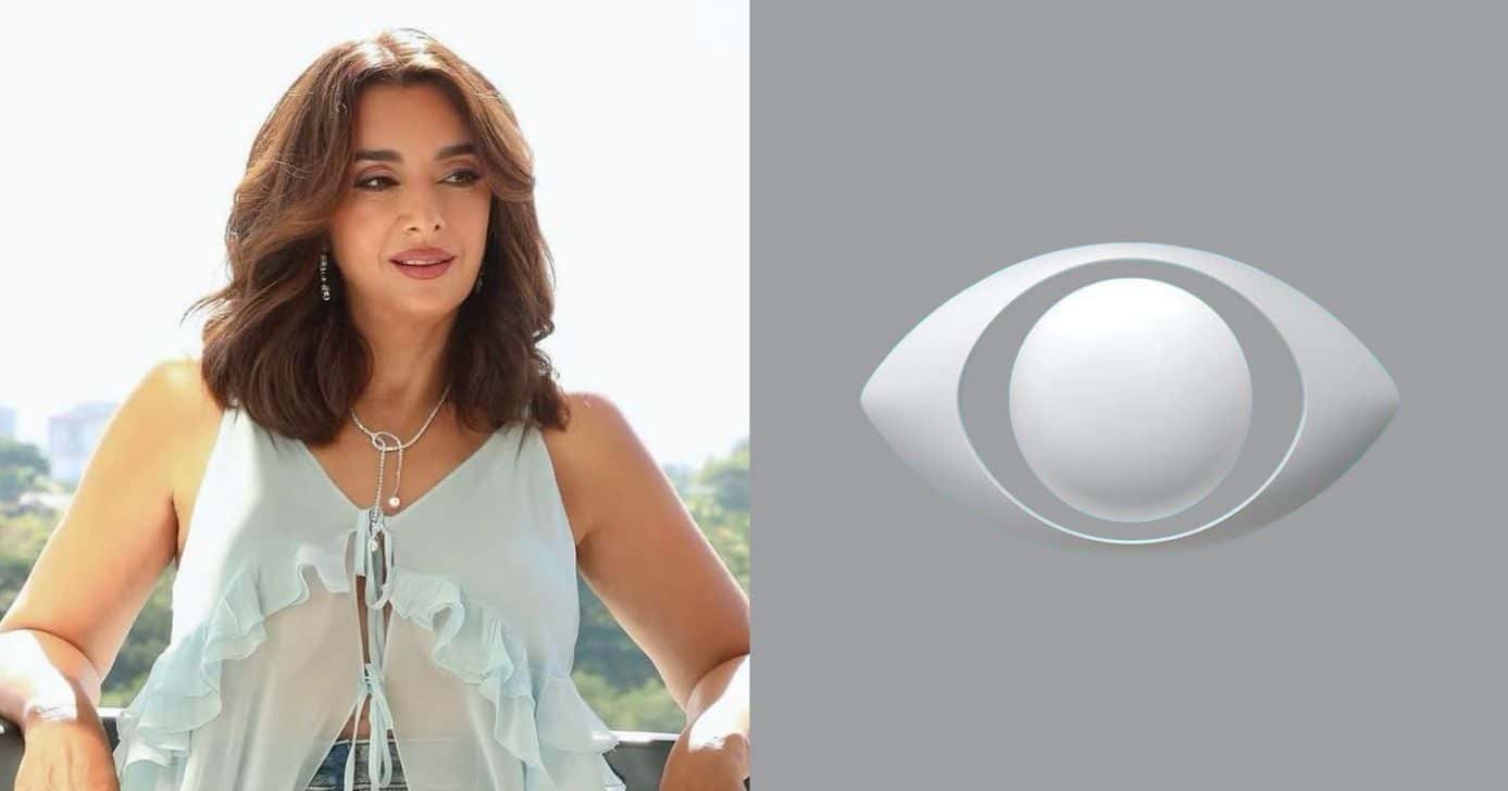 Catia Fonseca e logo da Band (Fotos: Reproduções / Instagram / Band)