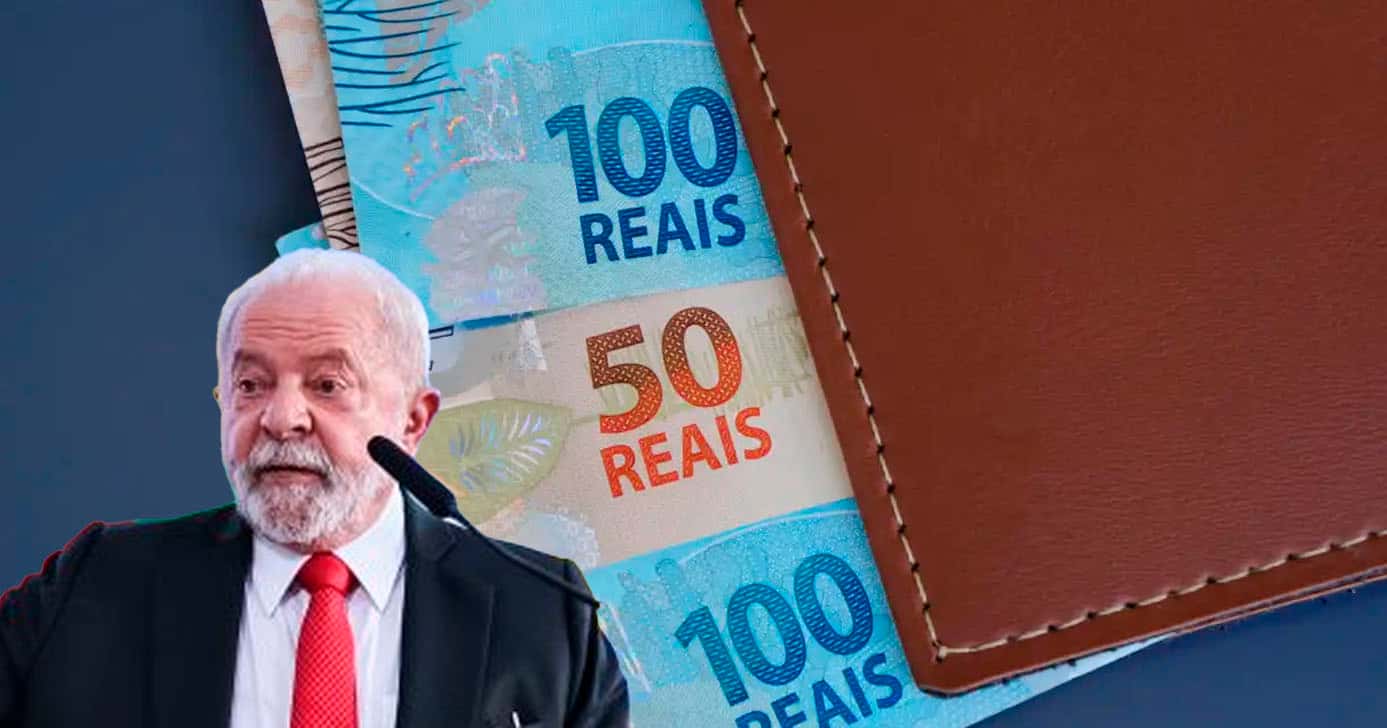 Lula / Dinheiro - Montagem TVFOCO