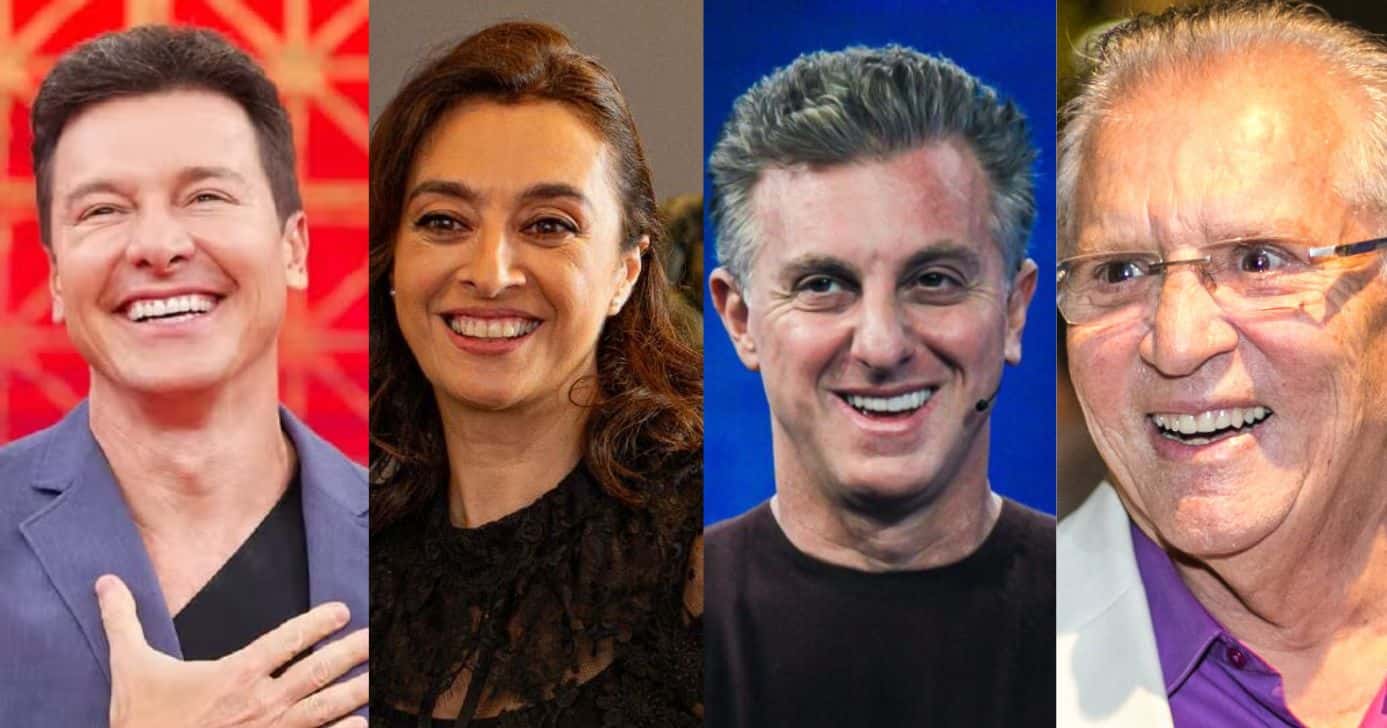 Rodrigo Faro / Carlos Alberto de Nóbrega / Luciano Huck / Catia Fonseca - Montagem
