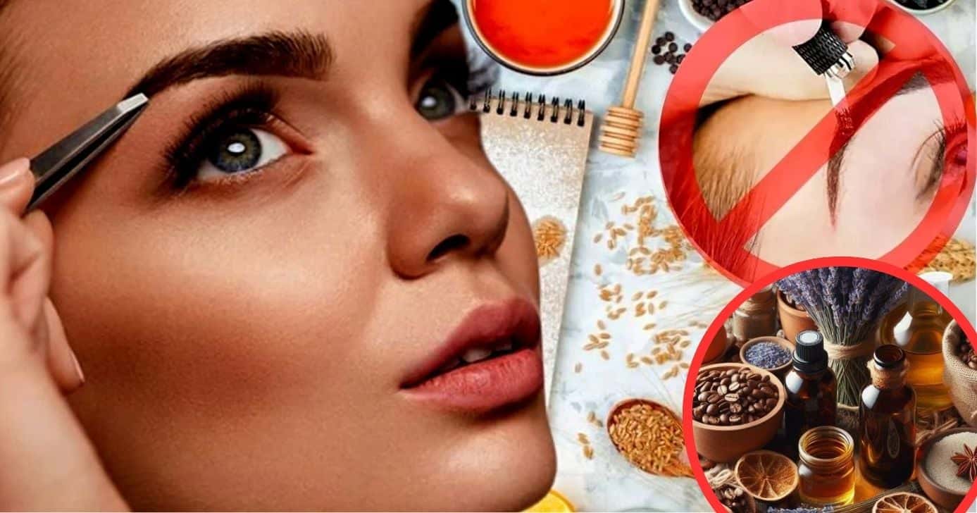 Veja como se livrar da Henna e ainda assim ter uma sobrancelha perfeita (Foto Reprodução/Montagem/Tv Foco/Freepik/Lennita/Canva)