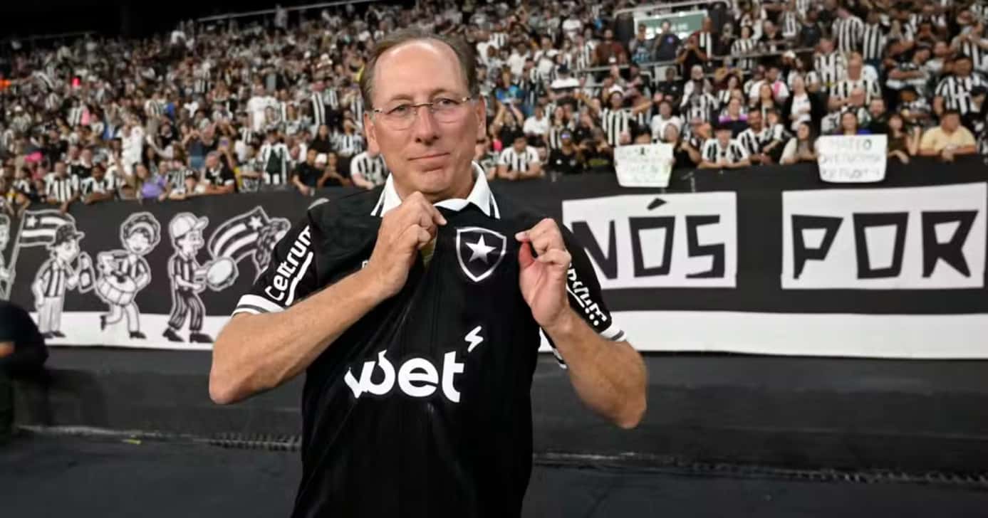 John Textor no Botafogo (Foto: André Durão)