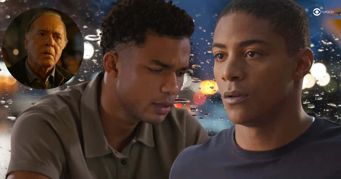 Abel, Samuel e Marlon em Dona de Mim (Foto: Reprodução / Globo / Montagem TV Foco)