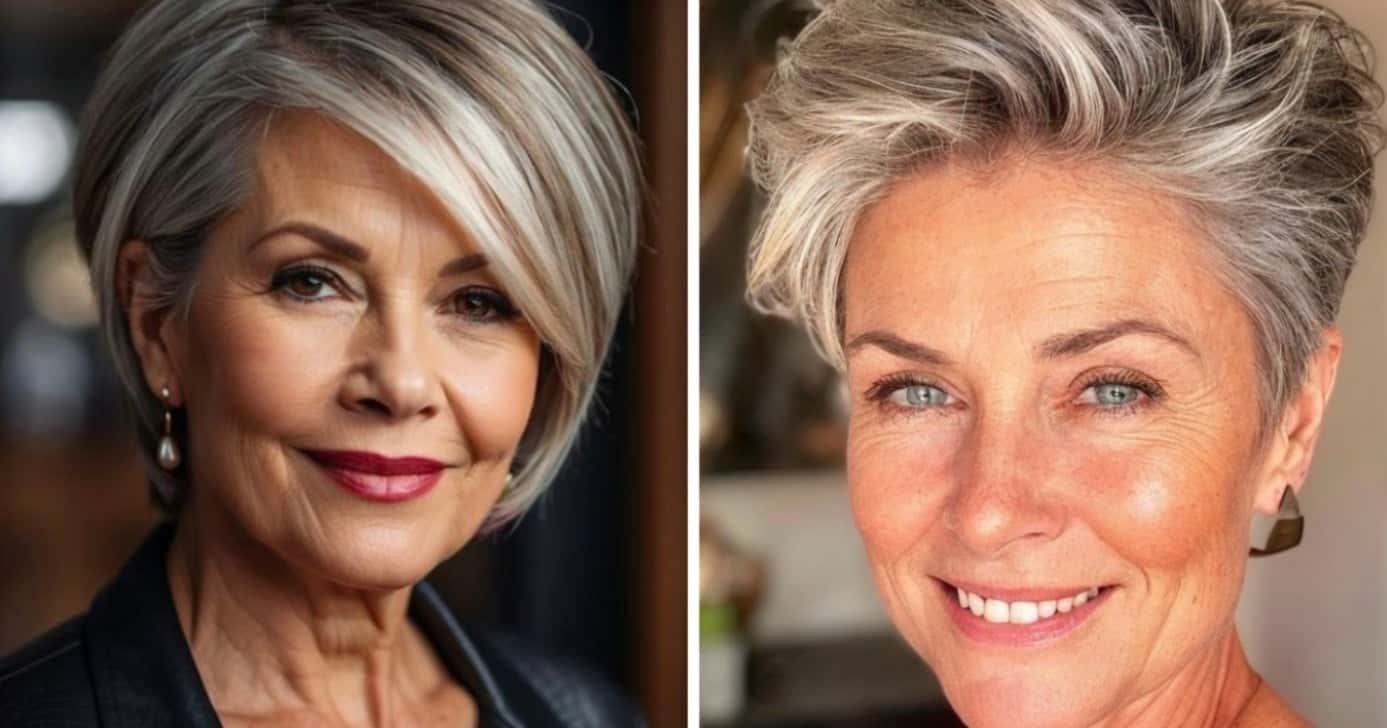 5 cortes de cabelo modernos que disfarçam as rugas - Montagem / TV FOCO