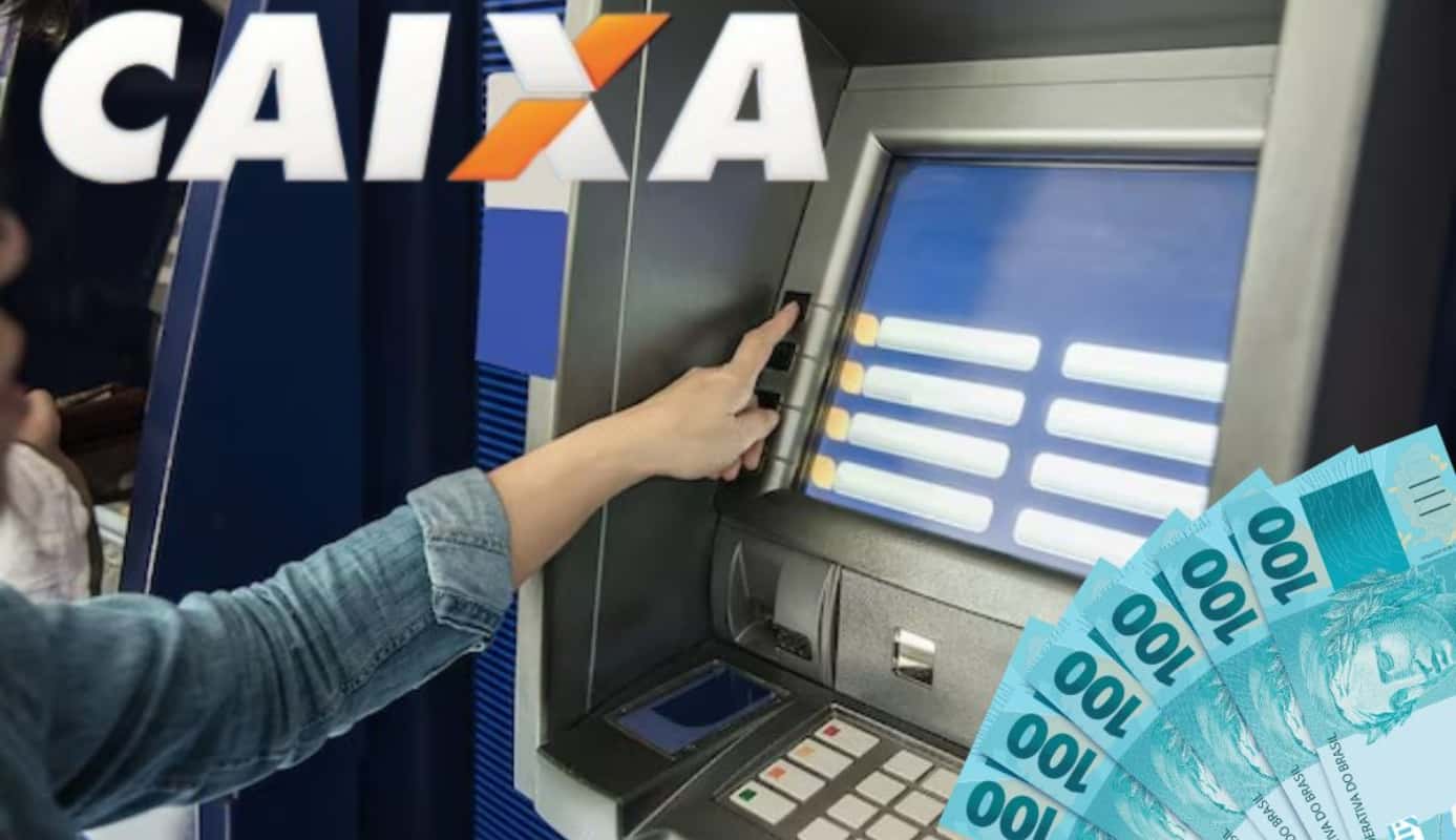 Caixa - Saque (Foto: Canva/Montagem Sandra)