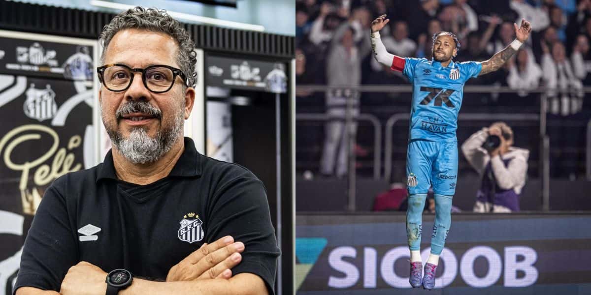 Cléber Xavier recebe reforço para jogar com Neymar no Santos (Reprodução: Raul Baretta)