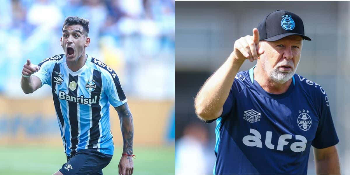 Cristaldo e mais 3 de saídas do Grêmio (Reprodução: Lucas Uebel)