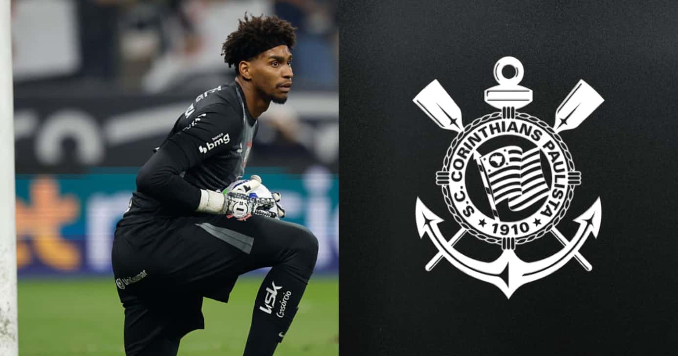 Hugo Souza do Corinthians - Montagem/TV FOCO