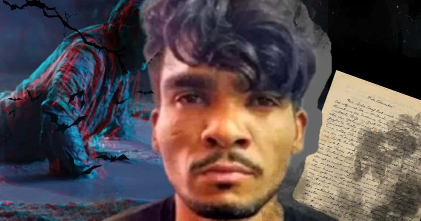 A psicografia de Lázaro Barbosa que traz mensagem horripilante: "Juízo final" (Foto: Reprodução/ Internet/ Montagem Gustavo Melo)