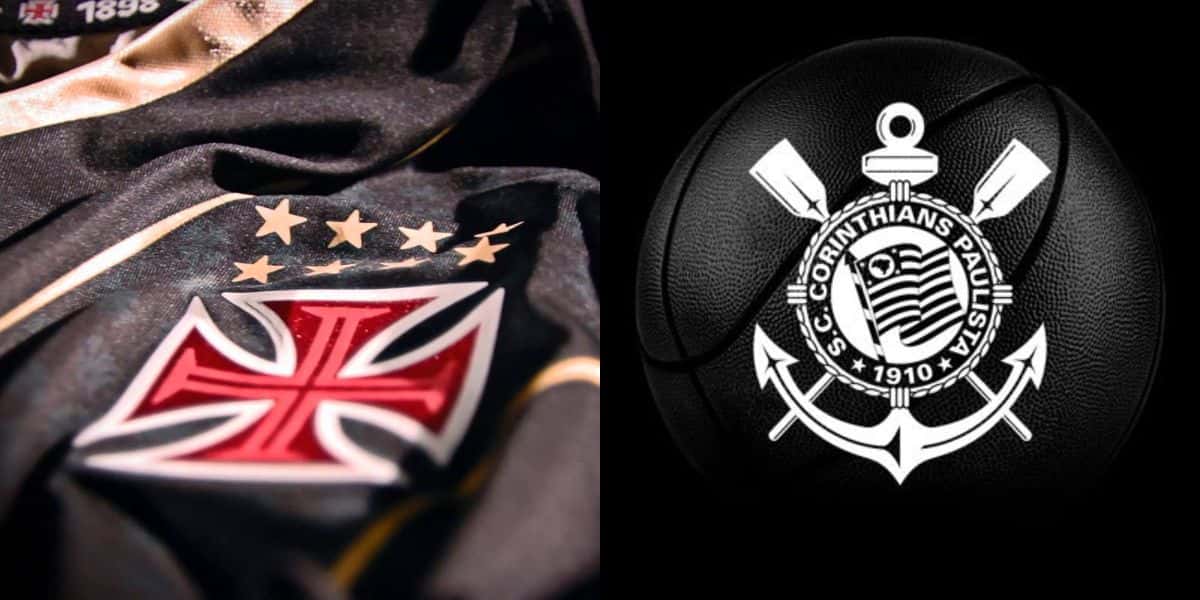 Corinthians e Vasco (Reprodução: Montagem TV Foco)